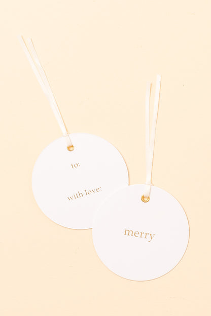 Letterpress Gift Tags