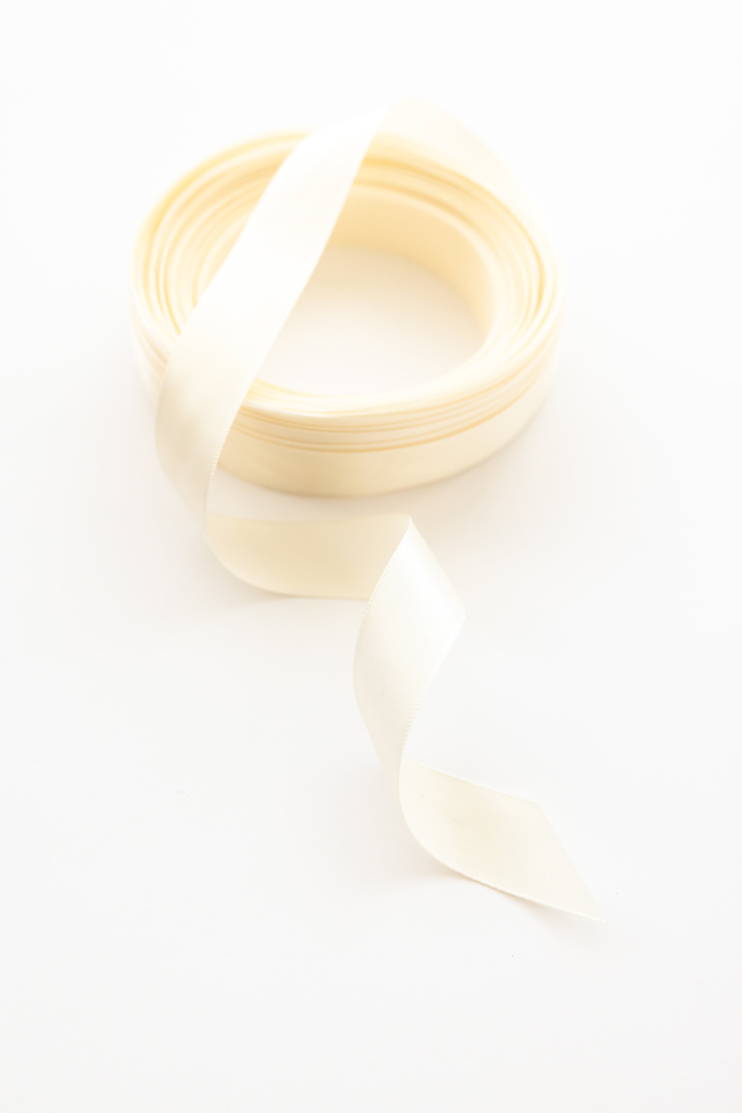 Cream Satin Ribbon