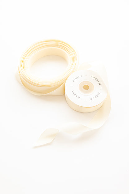 Cream Satin Ribbon