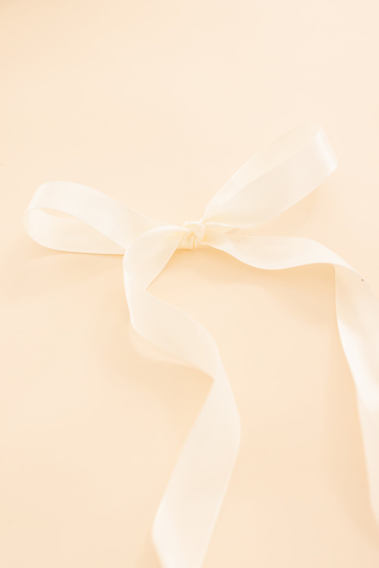 Cream Satin Ribbon